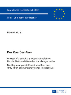 cover image of Der «Koerber-Plan»